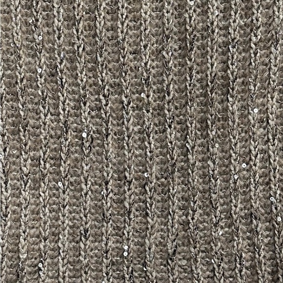 Stunning D. Exterior knit sweater, size XS, metallic, small sequins, stretchy - Picture 3 of 15